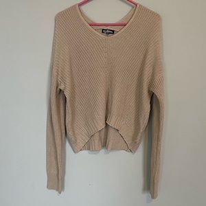 Juniors hi-low sweater